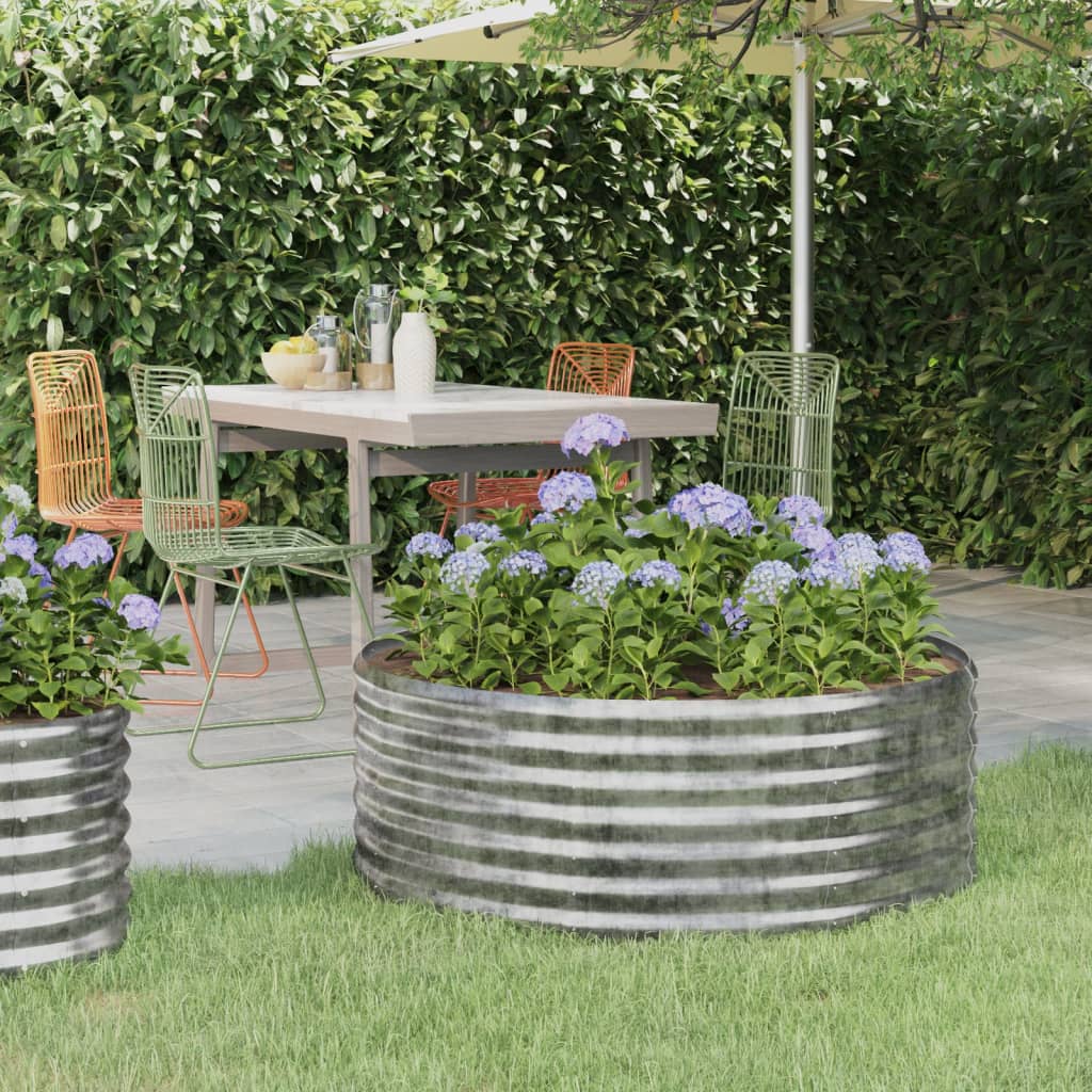 Letto Da Giardino In Acciaio A Polvere