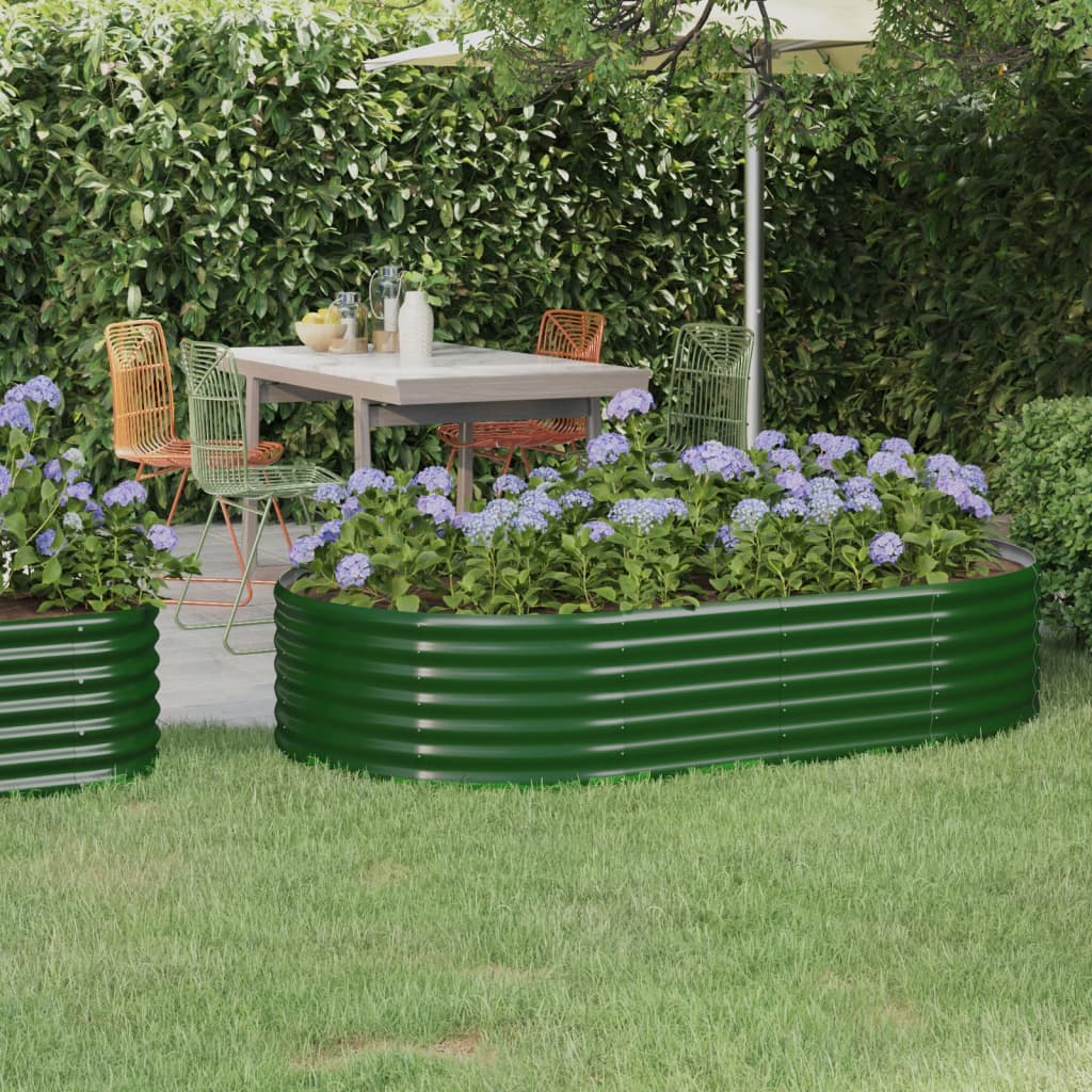 Letto Da Giardino In Acciaio A Polvere