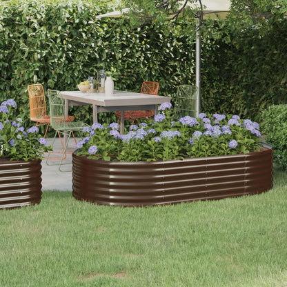 Letto Da Giardino In Acciaio A Polvere