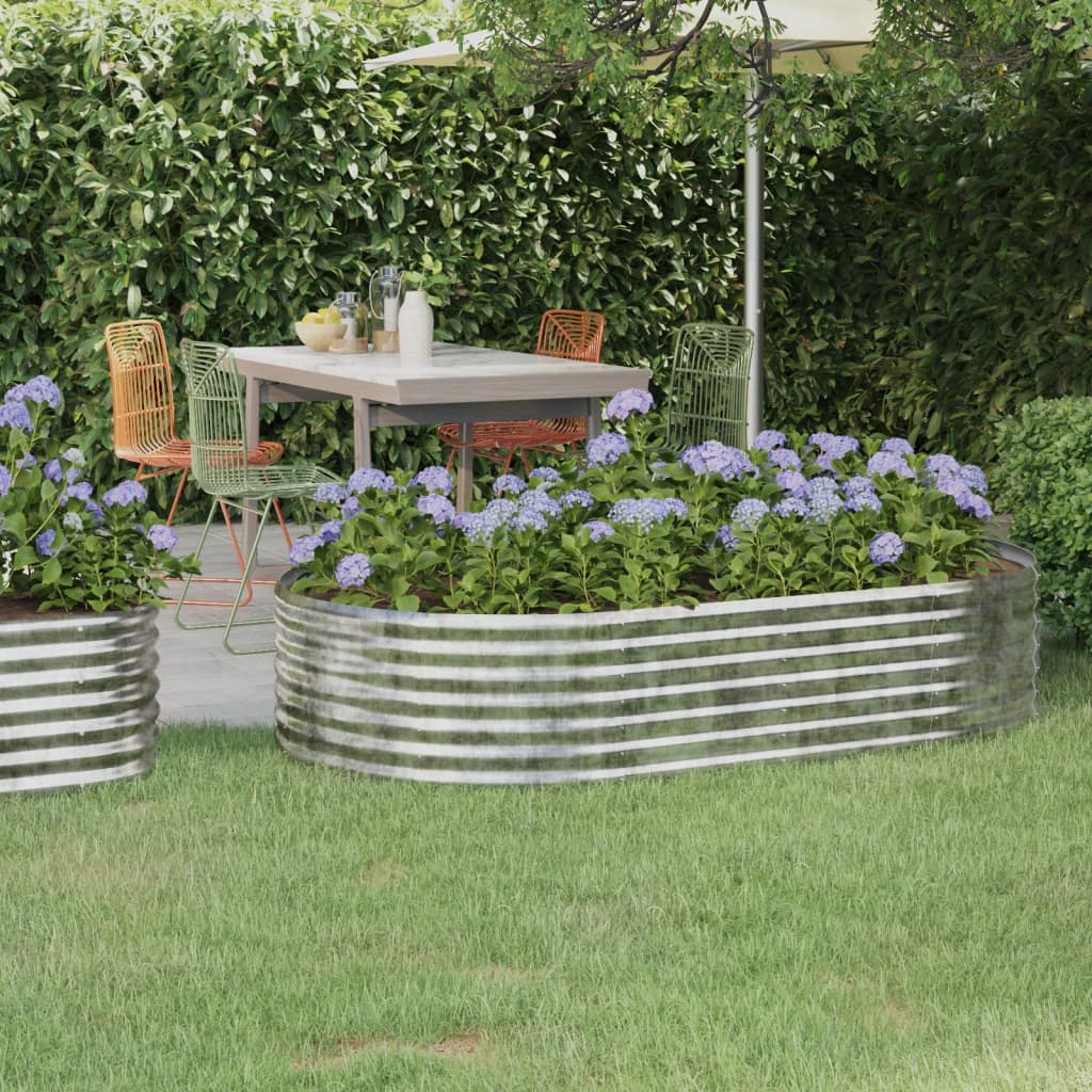 Letto Da Giardino In Acciaio A Polvere
