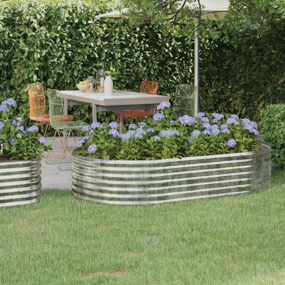 Letto Da Giardino In Acciaio A Polvere