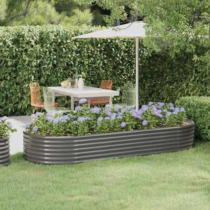 Letto Da Giardino In Acciaio A Polvere