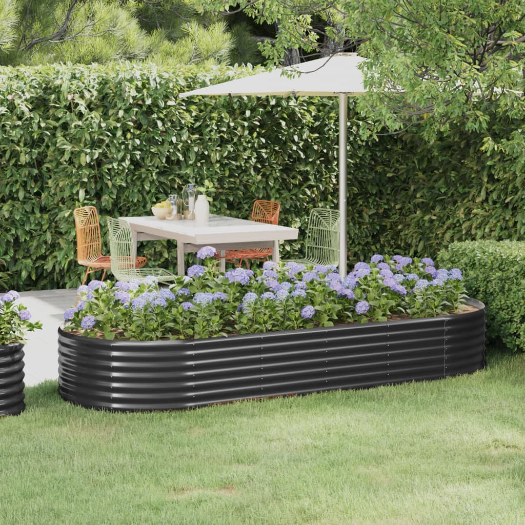 Letto Da Giardino In Acciaio A Polvere