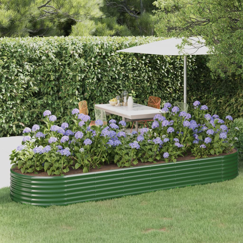 Letto Da Giardino In Acciaio A Polvere