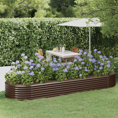 Letto Da Giardino In Acciaio A Polvere