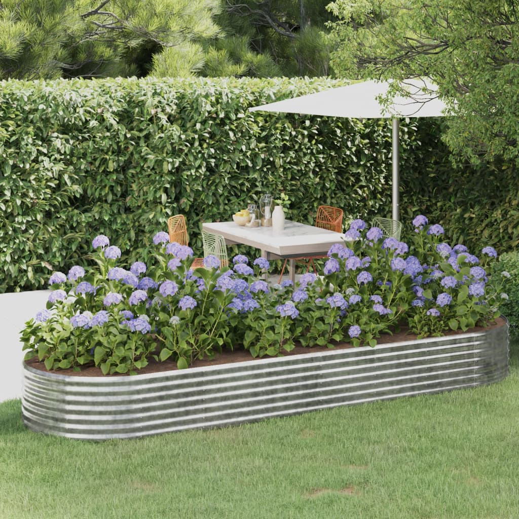 Letto Da Giardino In Acciaio A Polvere
