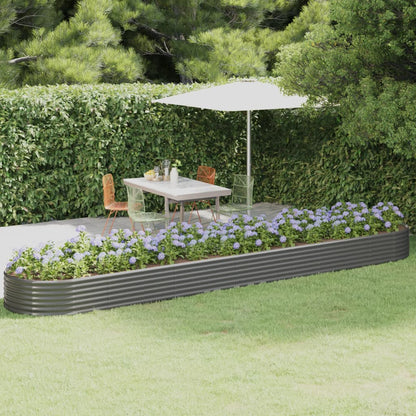 Letto Da Giardino In Acciaio A Polvere
