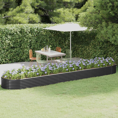Letto Da Giardino In Acciaio A Polvere