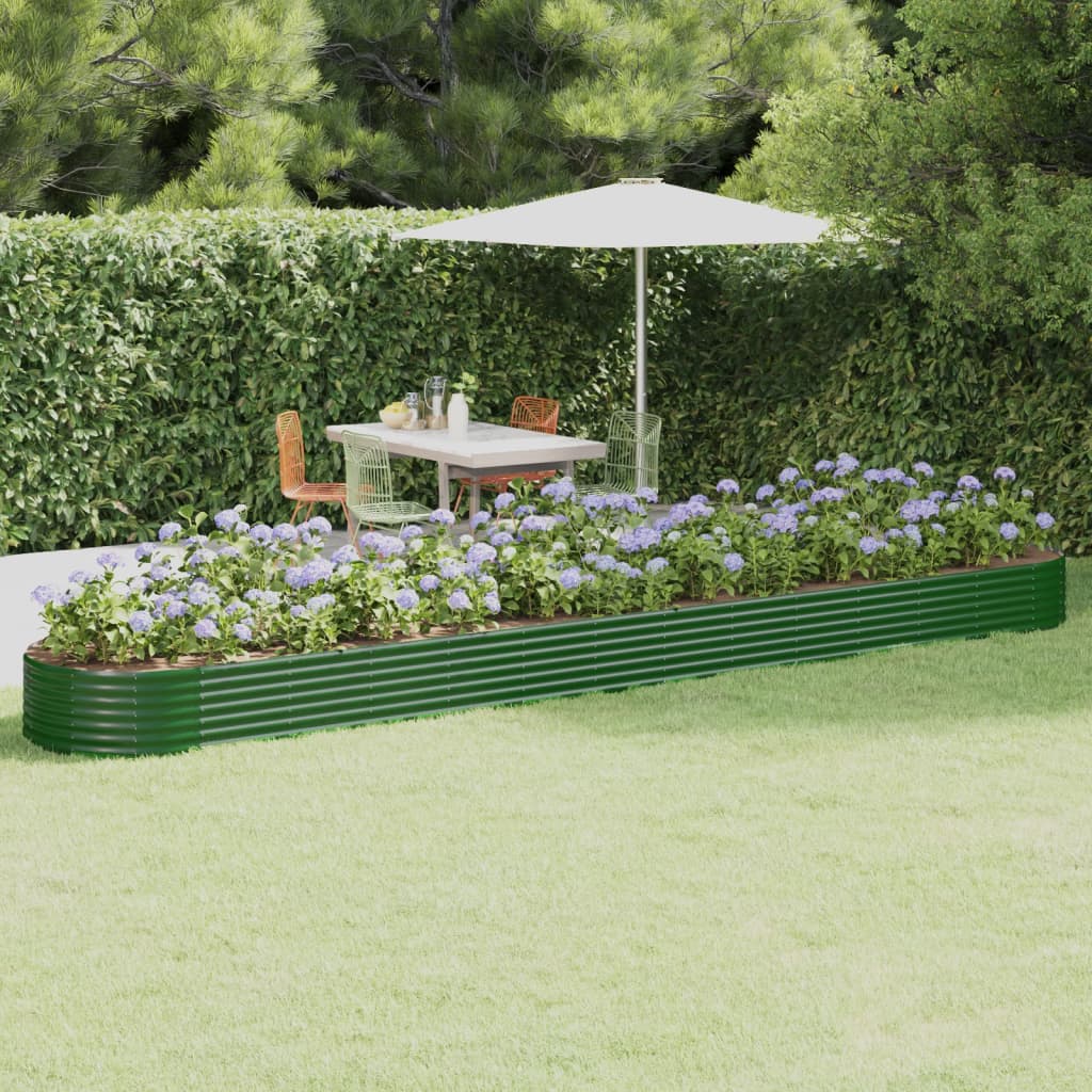 Letto Da Giardino In Acciaio A Polvere