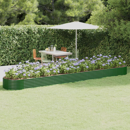 Letto Da Giardino In Acciaio A Polvere