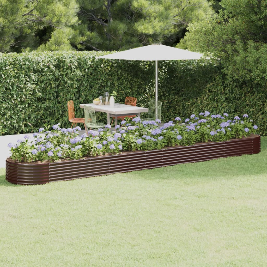 Letto Da Giardino In Acciaio A Polvere