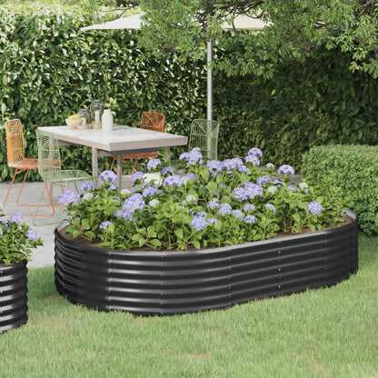 Letto Da Giardino In Acciaio A Polvere