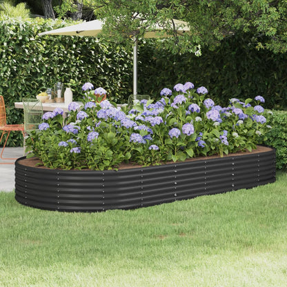 Letto Da Giardino In Acciaio A Polvere