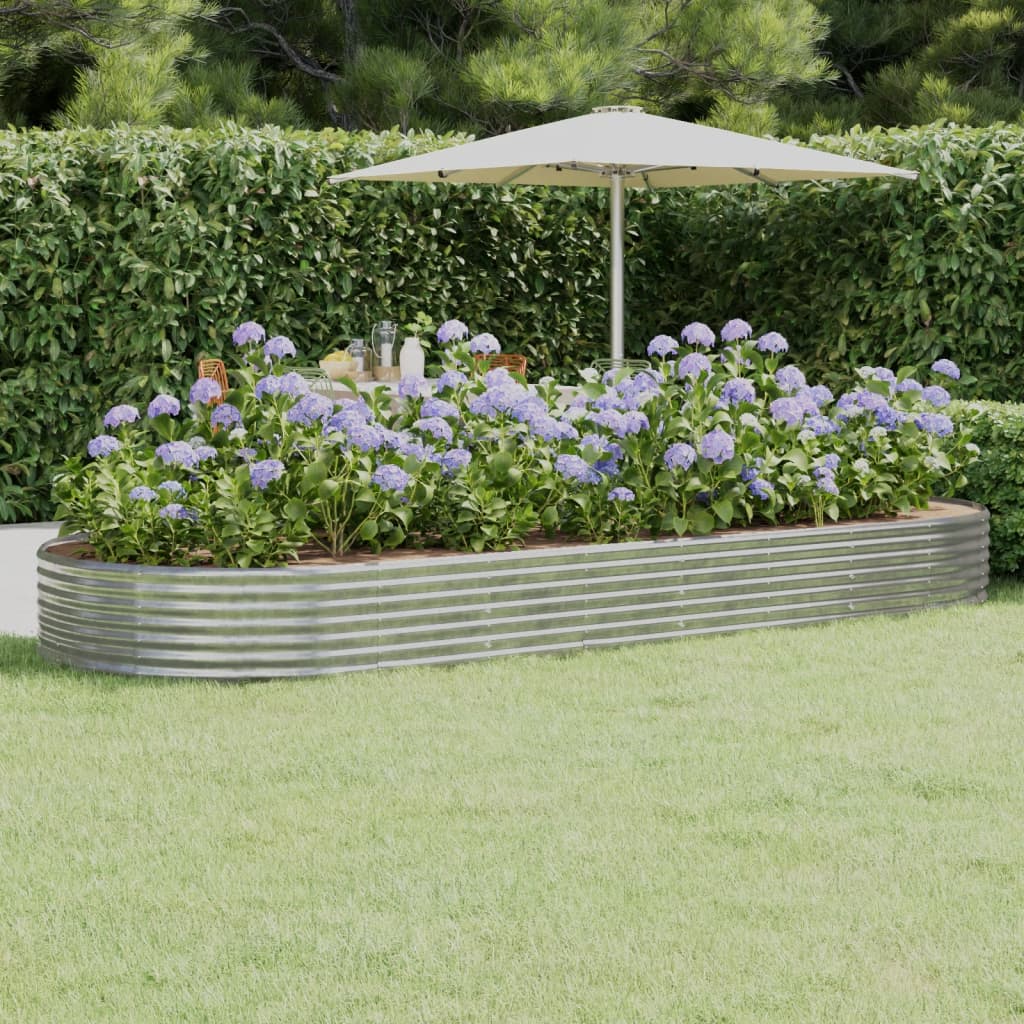 Letto Da Giardino In Acciaio A Polvere