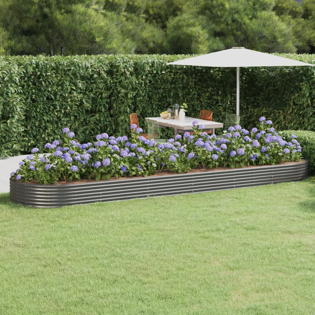 Letto Da Giardino In Acciaio A Polvere