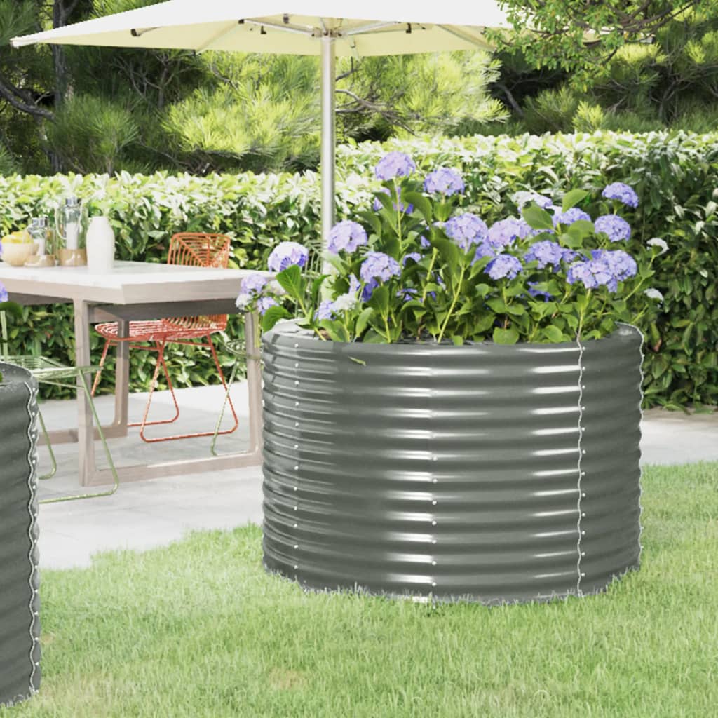 Letto Giardino Acciaio Verniciato A Polvere 249X100X68Cm