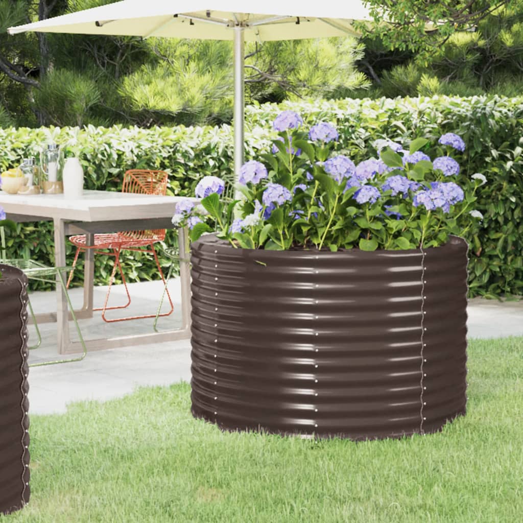 Letto Giardino Acciaio Verniciato A Polvere 249X100X68Cm