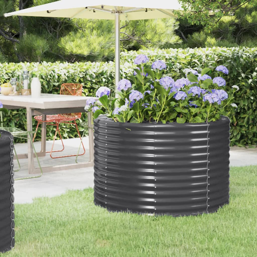 Letto Giardino Acciaio Verniciato A Polvere 249X100X68Cm