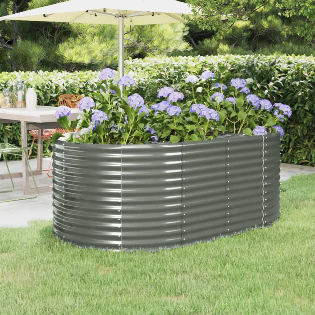 Letto Giardino Acciaio Verniciato A Polvere 249X100X68Cm