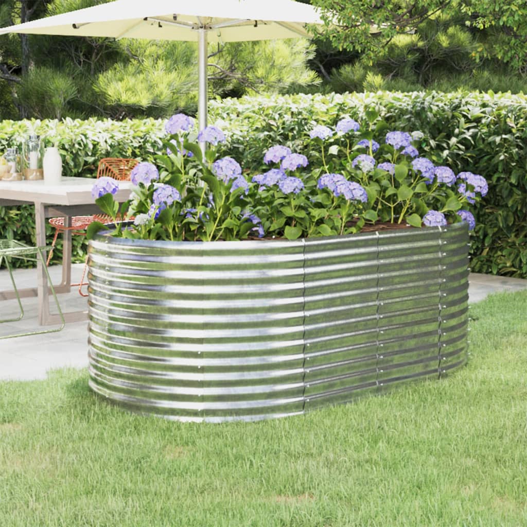 Letto Giardino Acciaio Verniciato A Polvere 249X100X68Cm