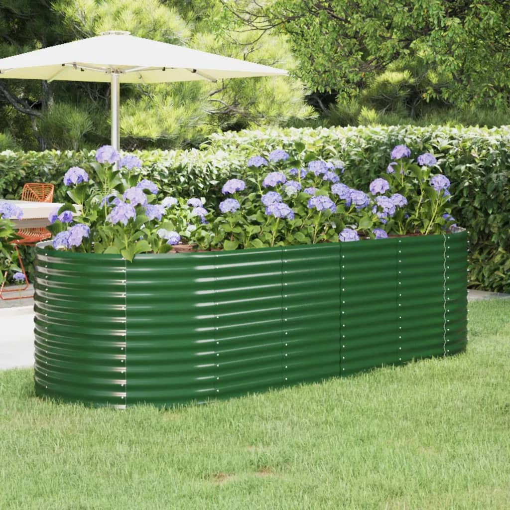 Letto Giardino Acciaio Verniciato A Polvere 249X100X68Cm