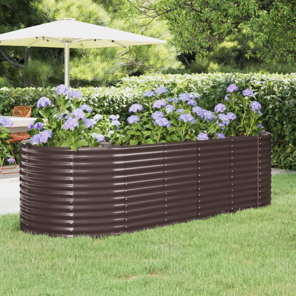 Letto Giardino Acciaio Verniciato A Polvere 249X100X68Cm