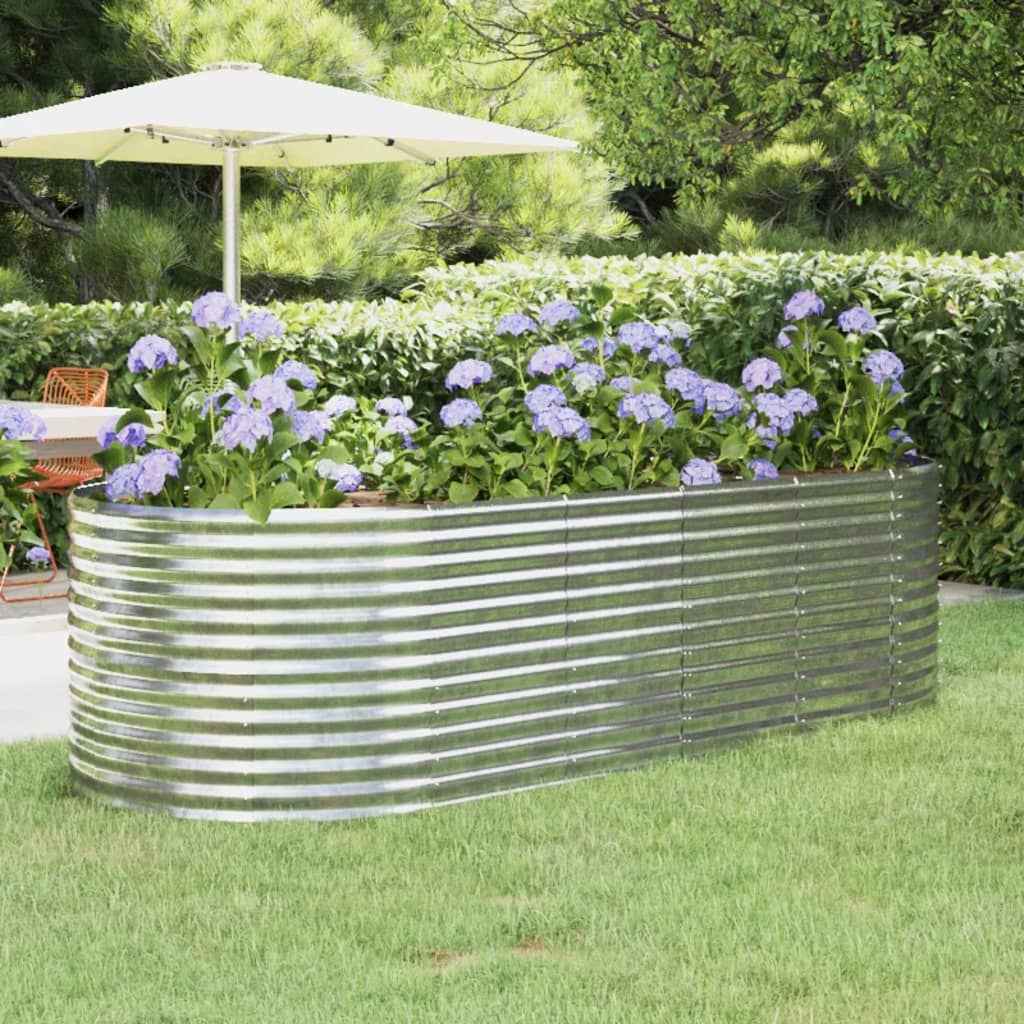 Letto Giardino Acciaio Verniciato A Polvere 249X100X68Cm