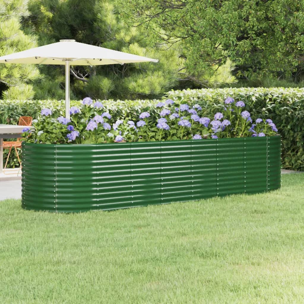 Letto Giardino Acciaio Verniciato A Polvere 249X100X68Cm