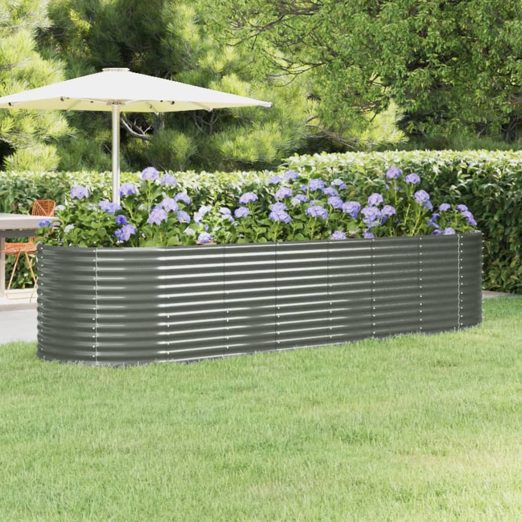 Letto Giardino Acciaio Verniciato A Polvere 249X100X68Cm