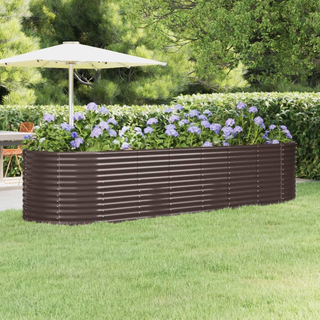 Letto Giardino Acciaio Verniciato A Polvere 249X100X68Cm