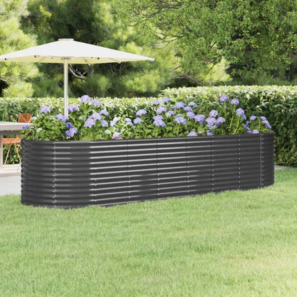 Letto Giardino Acciaio Verniciato A Polvere 249X100X68Cm