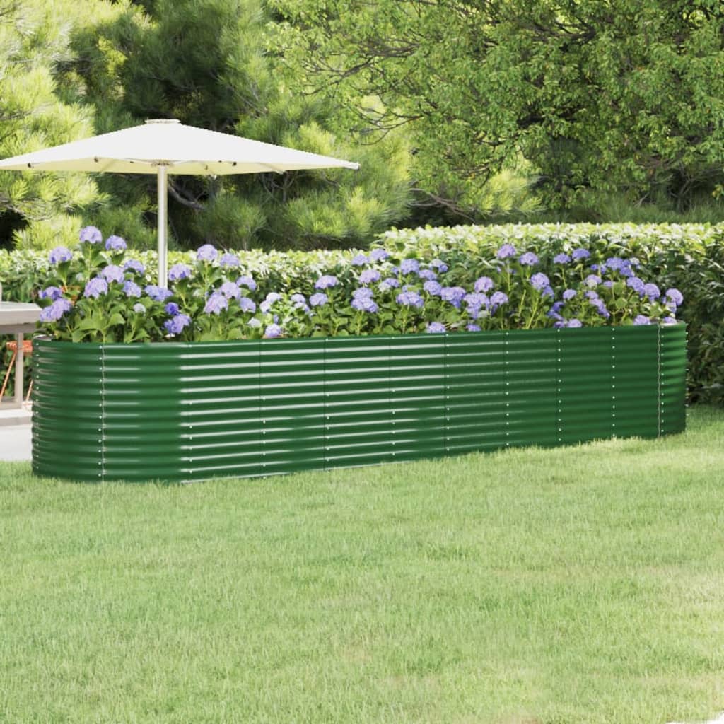 Letto Giardino Acciaio Verniciato A Polvere 249X100X68Cm