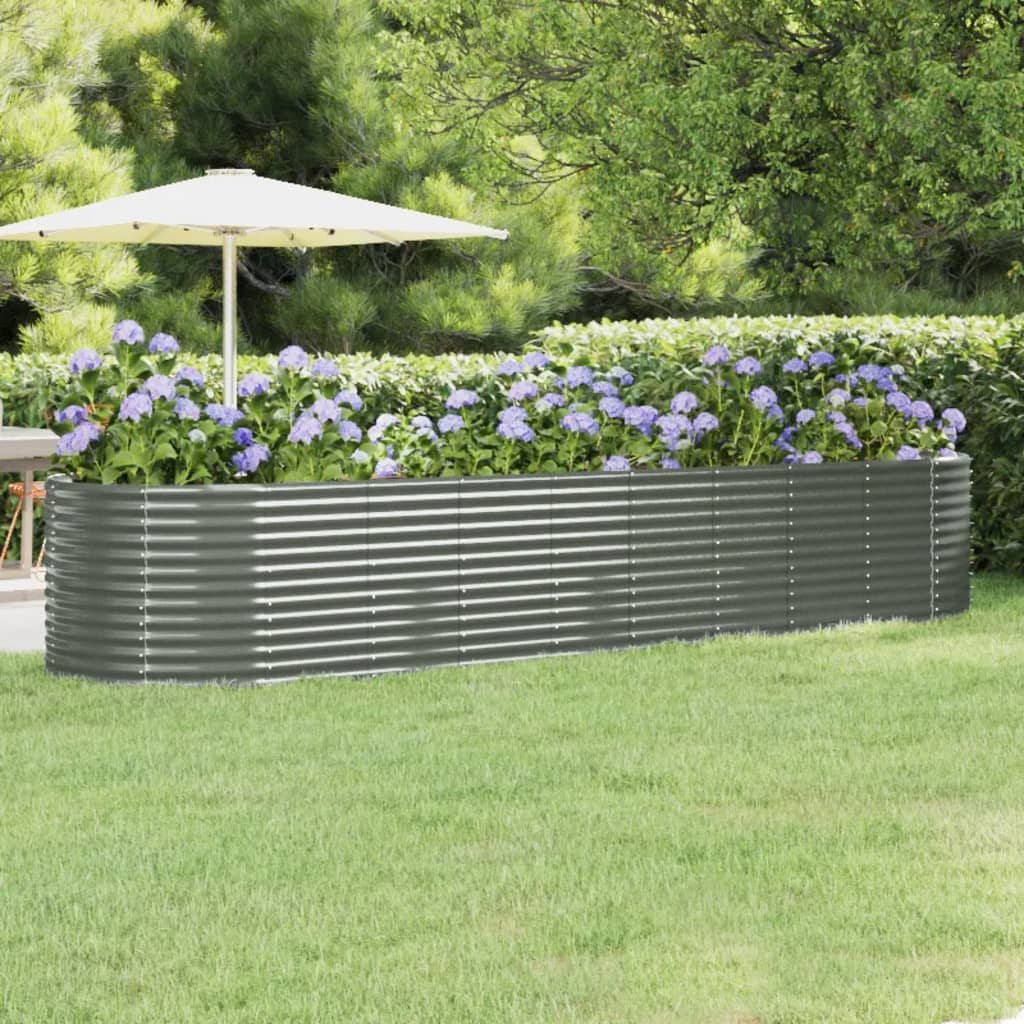 Letto Giardino Acciaio Verniciato A Polvere 249X100X68Cm