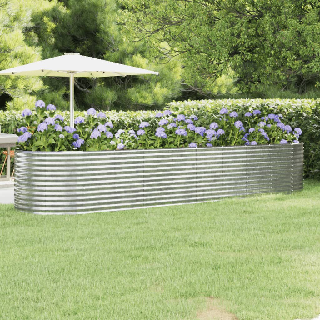 Letto Giardino Acciaio Verniciato A Polvere 249X100X68Cm