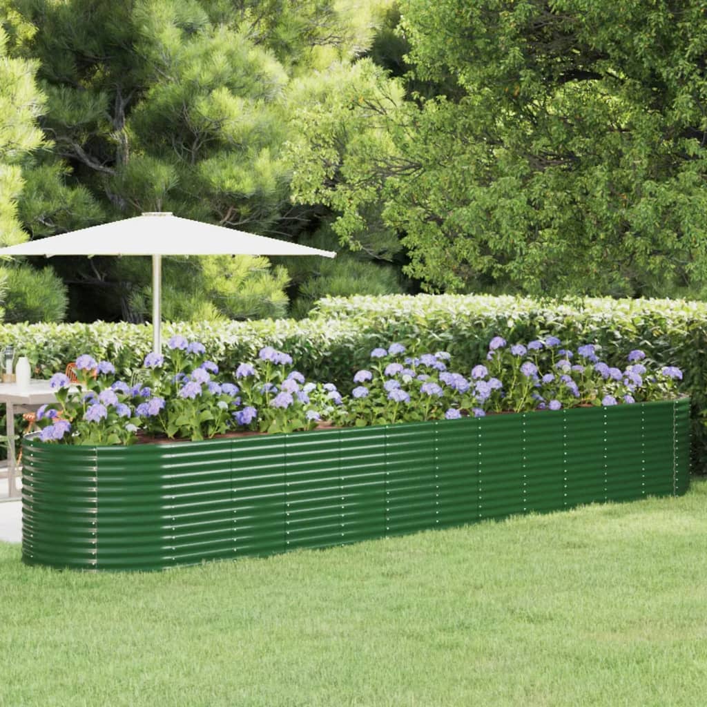 Letto Giardino Acciaio Verniciato A Polvere 249X100X68Cm