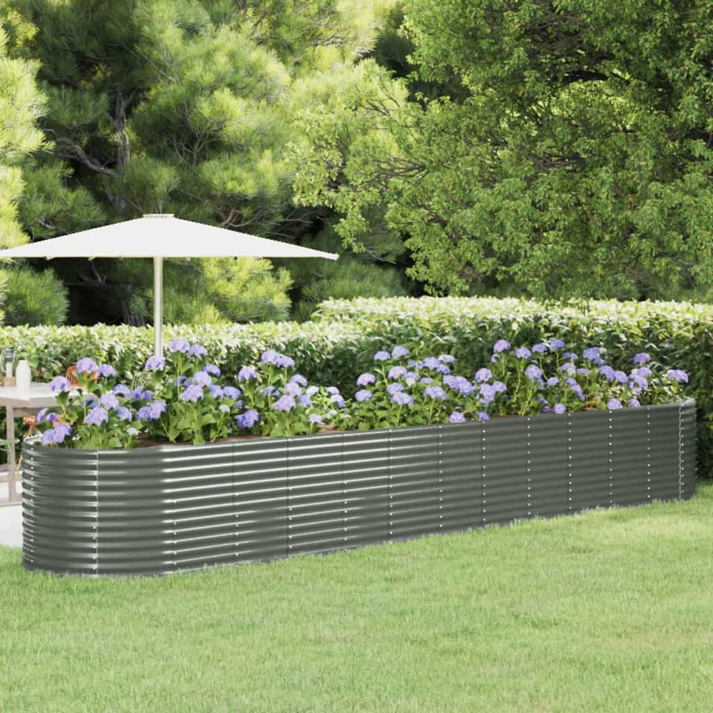Letto Giardino Acciaio Verniciato A Polvere 249X100X68Cm