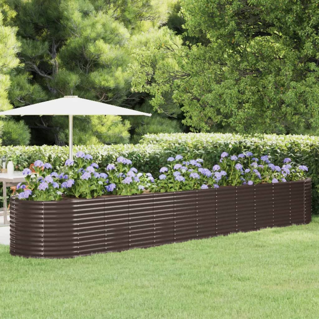 Letto Giardino Acciaio Verniciato A Polvere 249X100X68Cm