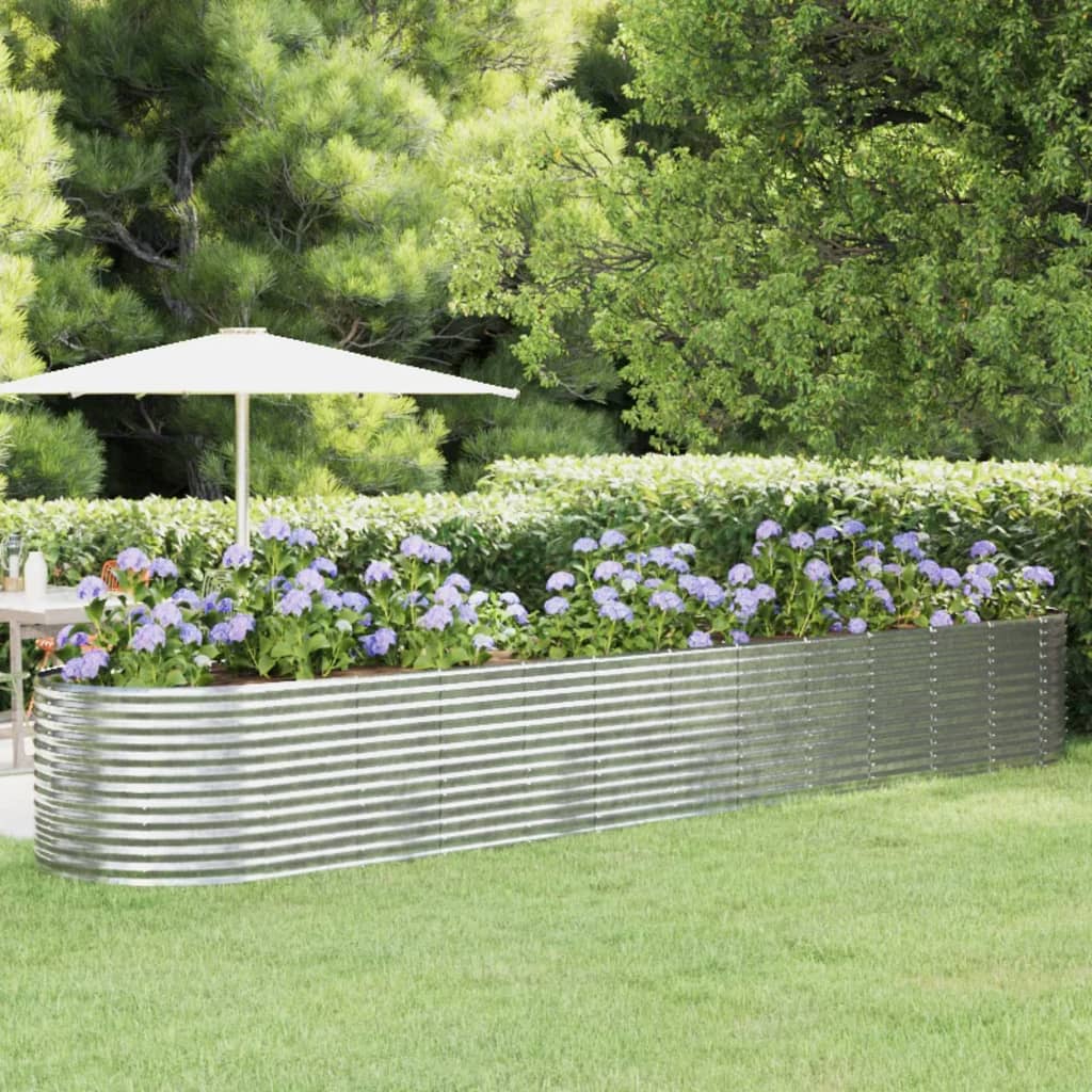 Letto Giardino Acciaio Verniciato A Polvere 249X100X68Cm