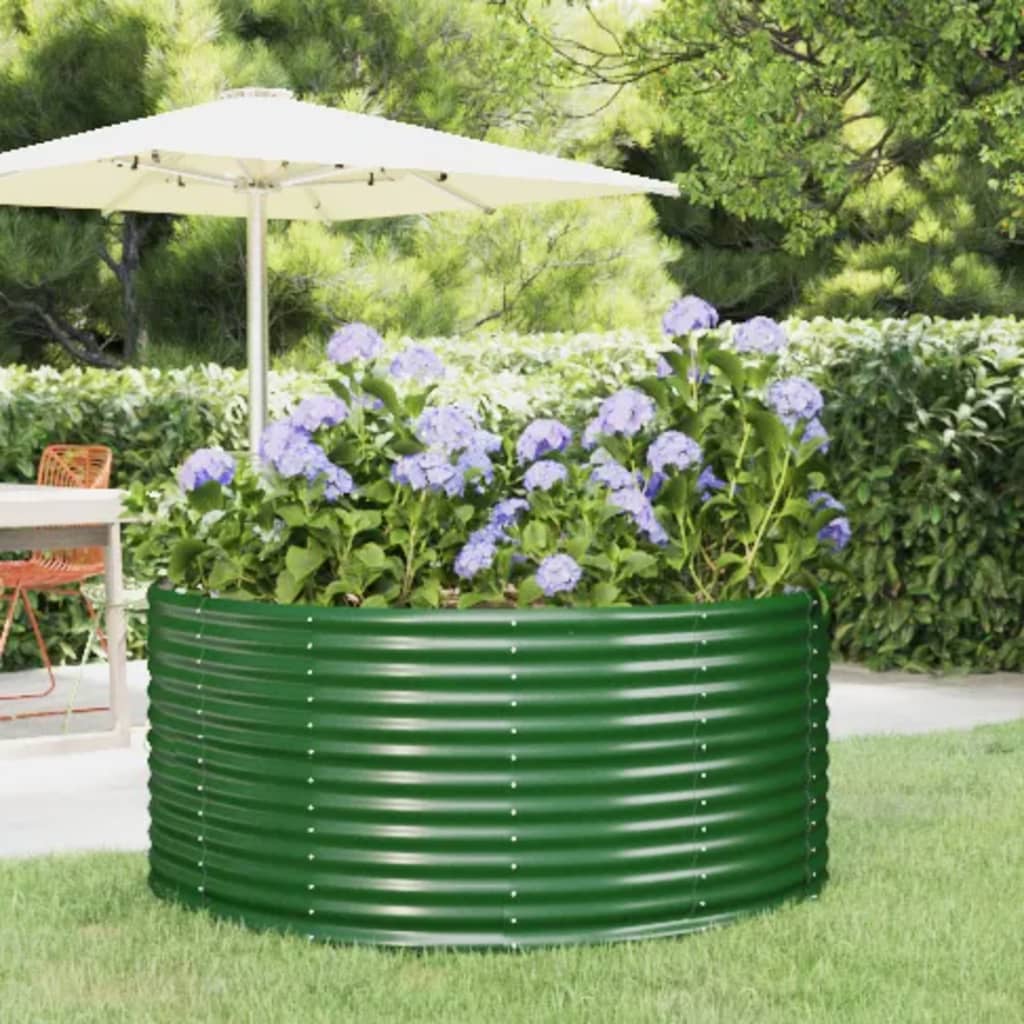Letto Giardino Acciaio Verniciato A Polvere 249X100X68Cm