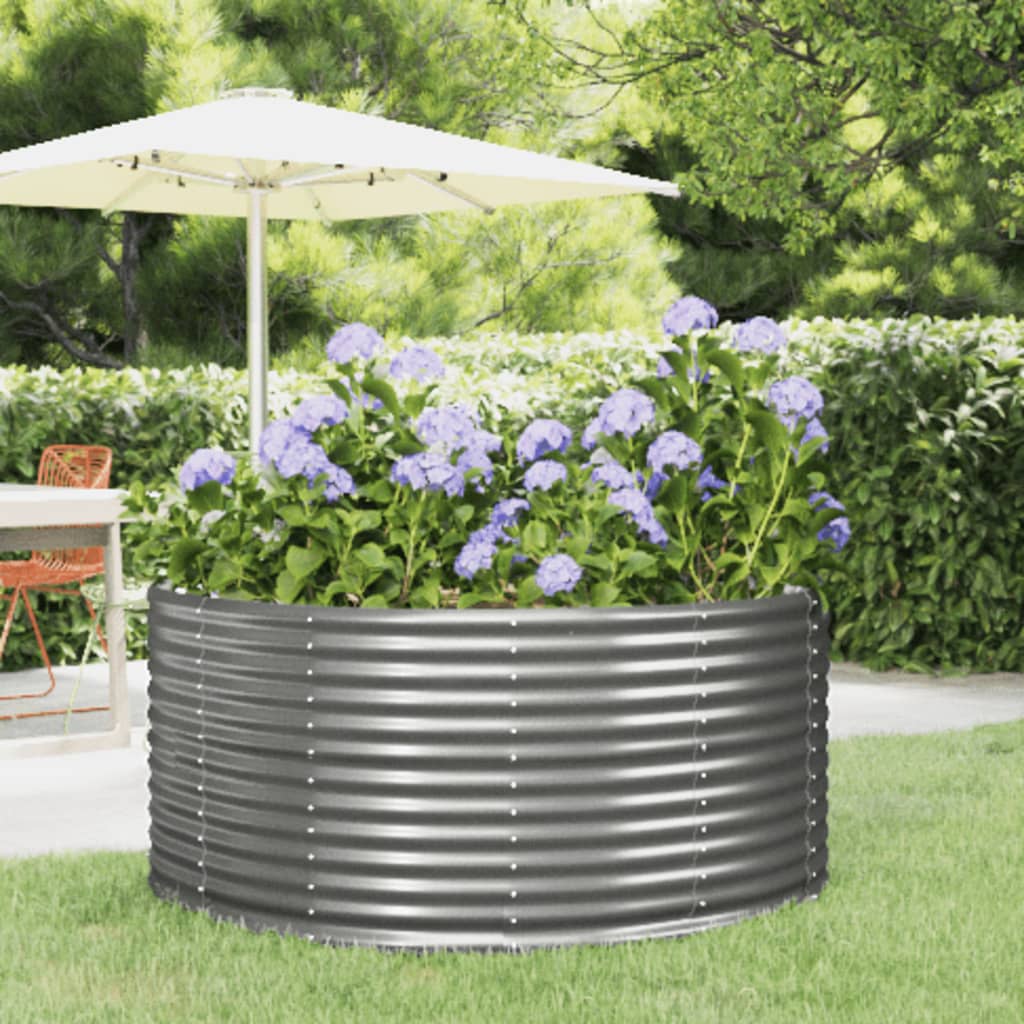 Letto Giardino Acciaio Verniciato A Polvere 249X100X68Cm