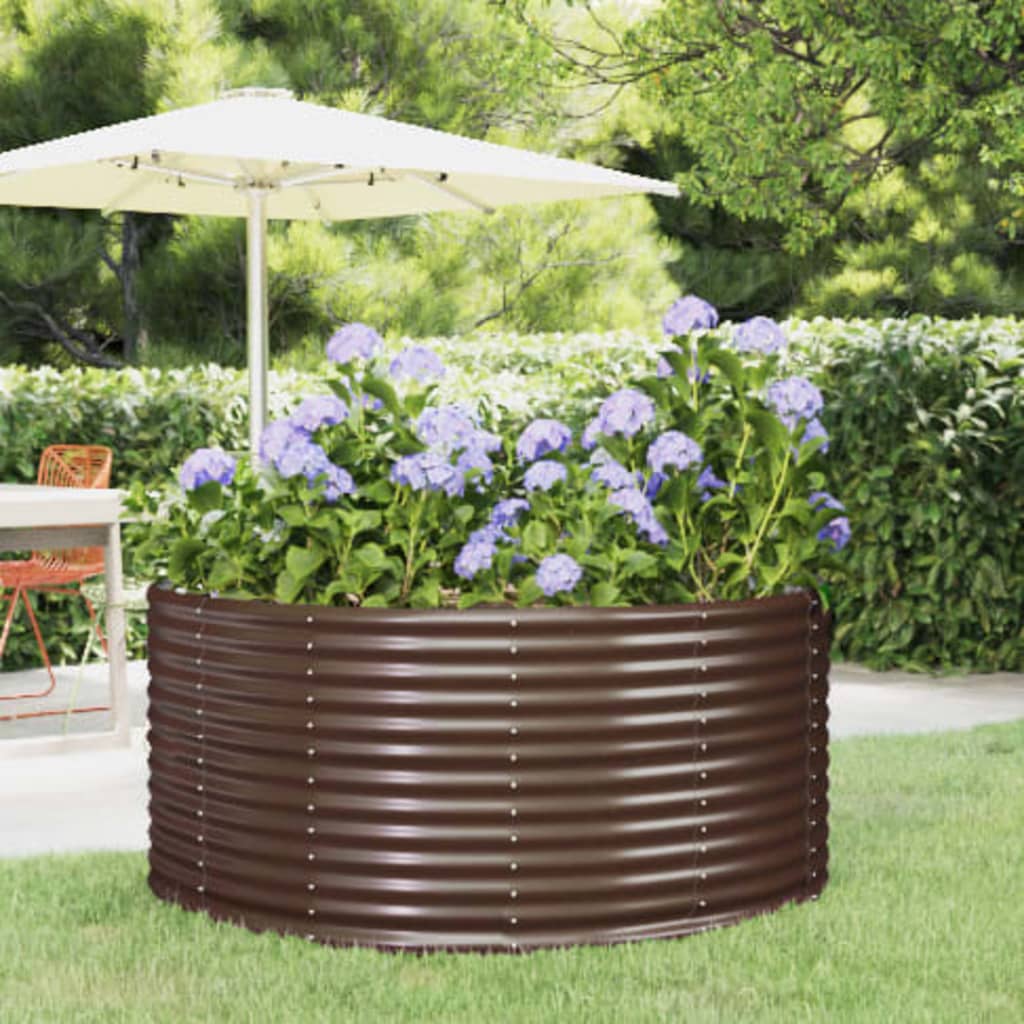 Letto Giardino Acciaio Verniciato A Polvere 249X100X68Cm