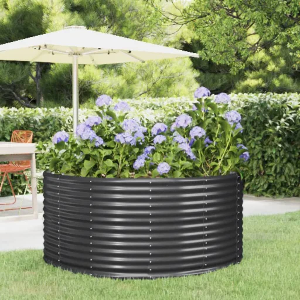 Letto Giardino Acciaio Verniciato A Polvere 249X100X68Cm