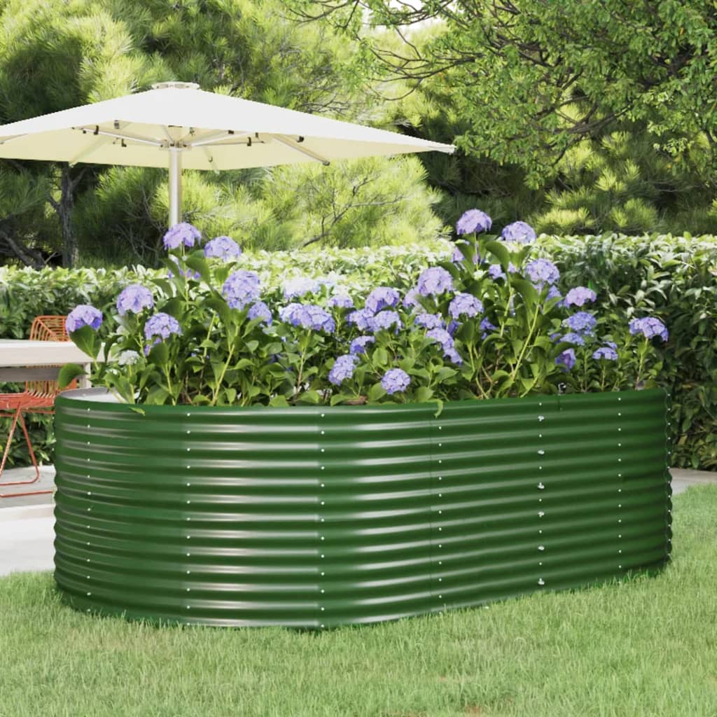 Letto Giardino Acciaio Verniciato A Polvere 249X100X68Cm