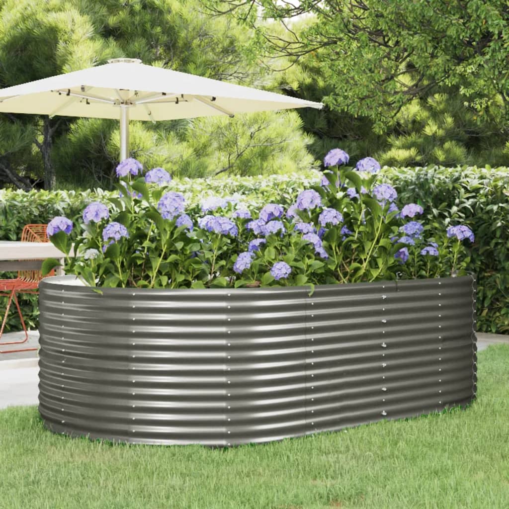Letto Giardino Acciaio Verniciato A Polvere 249X100X68Cm