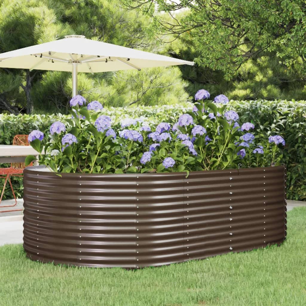 Letto Giardino Acciaio Verniciato A Polvere 249X100X68Cm