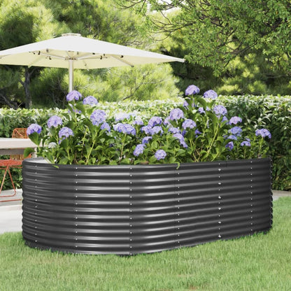 Letto Giardino Acciaio Verniciato A Polvere 249X100X68Cm