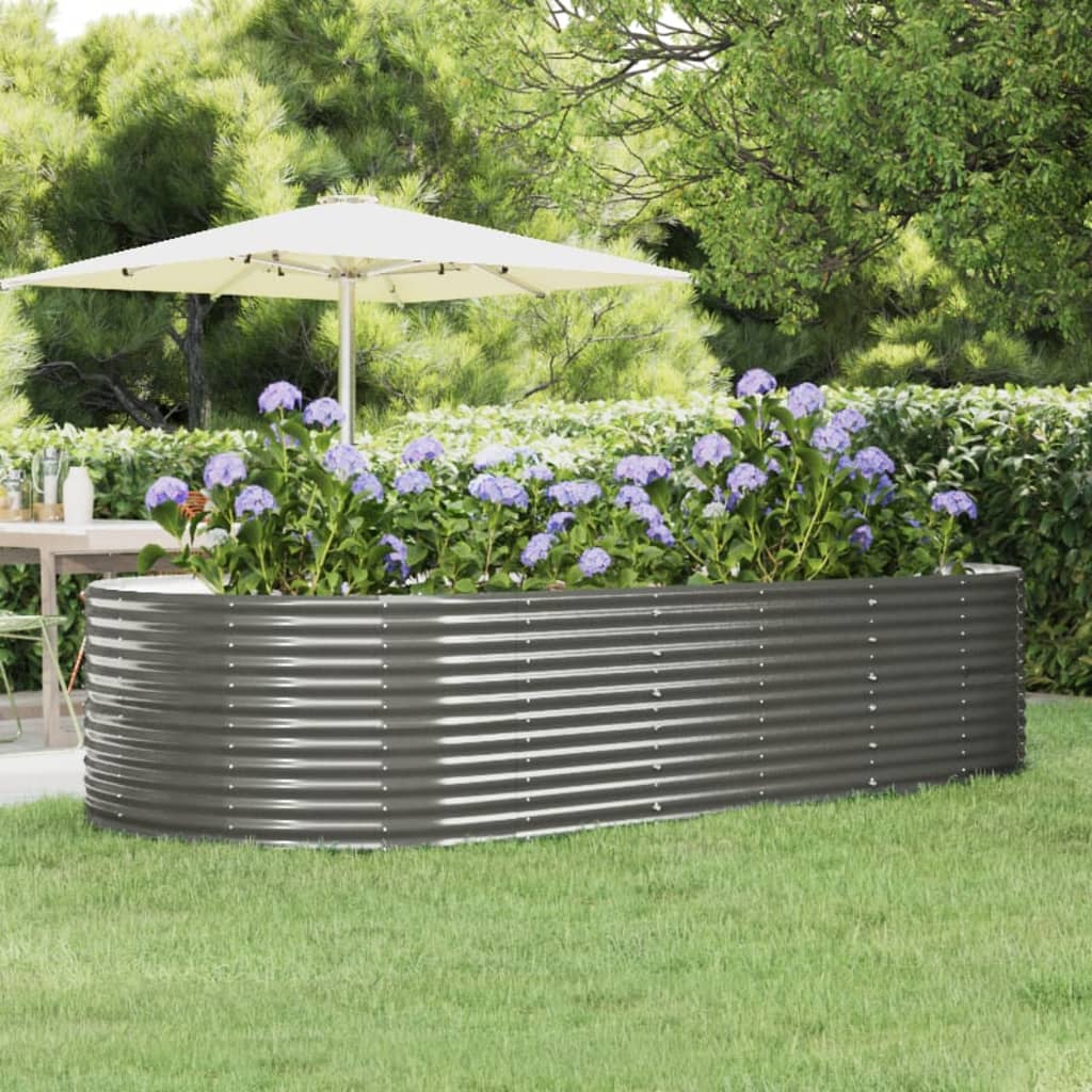 Letto Giardino Acciaio Verniciato A Polvere 249X100X68Cm