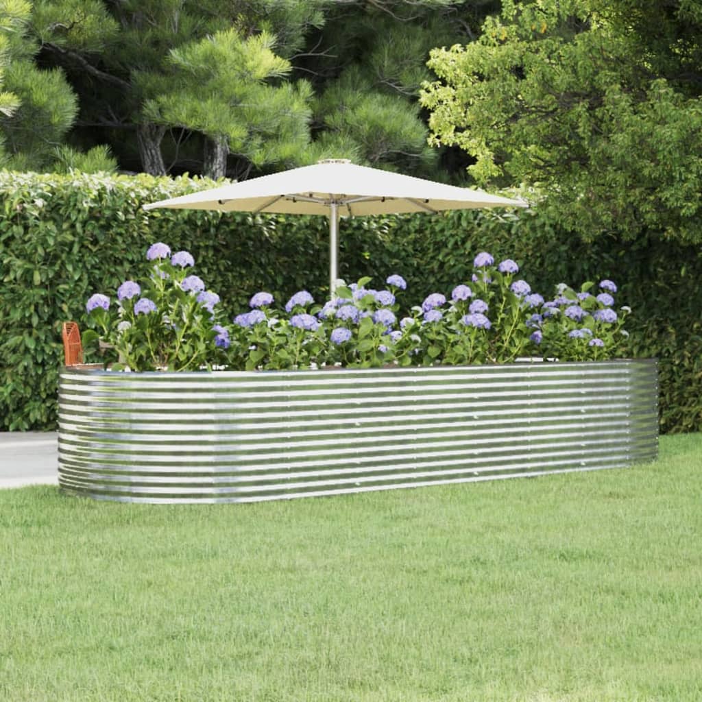 Letto Giardino Acciaio Verniciato A Polvere 249X100X68Cm
