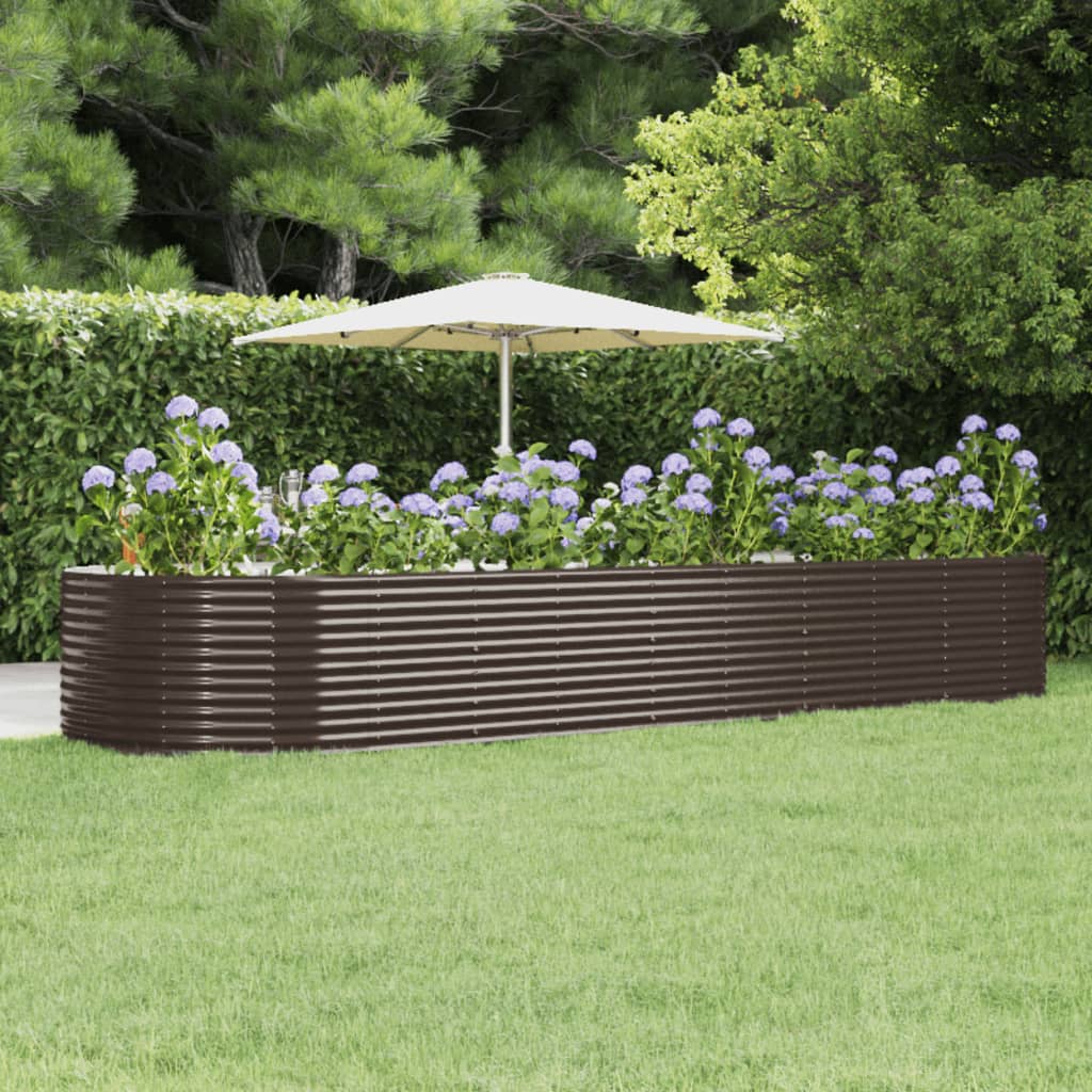 Letto Giardino Acciaio Verniciato A Polvere 249X100X68Cm