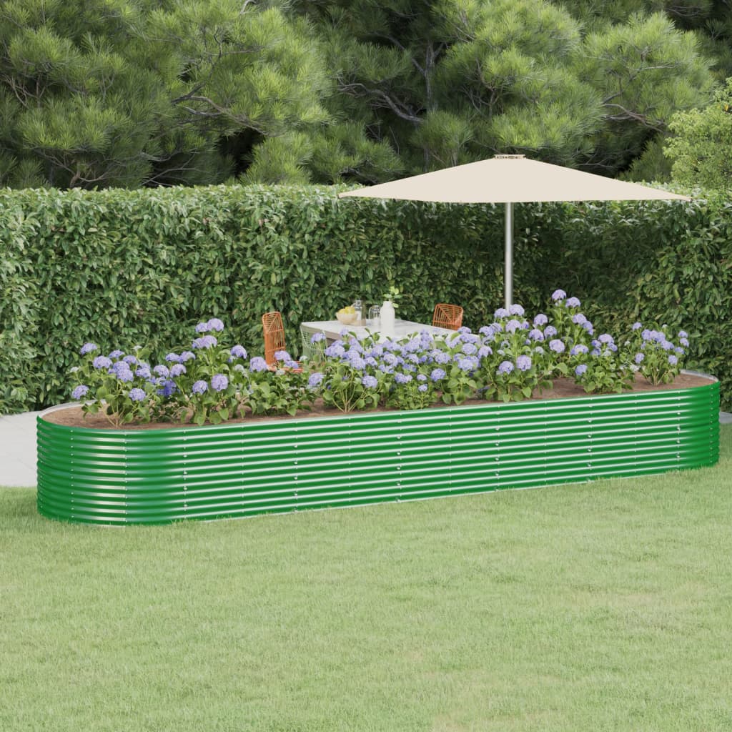 Letto Giardino Acciaio Verniciato A Polvere 249X100X68Cm